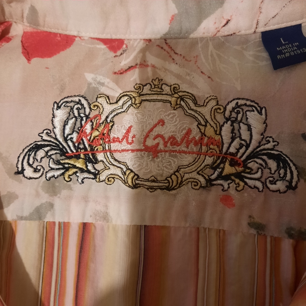 Robert Graham Button Down Blouse - image 8